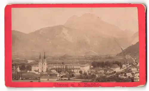 Fotografie Franz Fankhauser, Admont, Ansicht Admont, Blick in die Stadt mit dem Buchstein