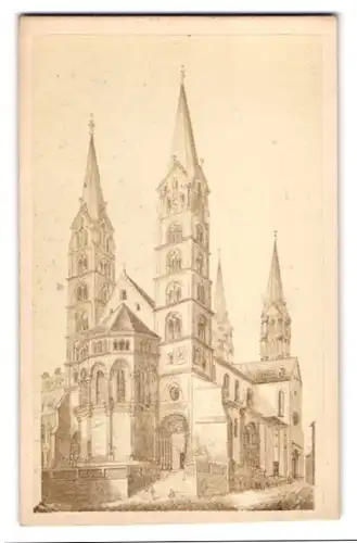 Fotografie unbekannter Fotograf, Ansicht Bamberg, Blick zu, Bamberger Dom