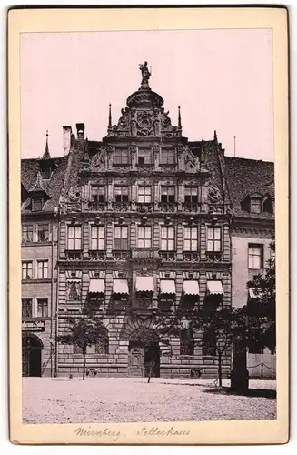 Fotografie unbekannter Fotograf, Ansicht Nürnberg, Blick auf das Pellerhaus