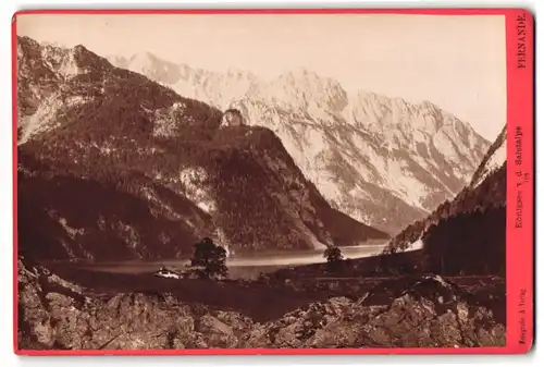 Fotografie Fernande, Wien, Ansicht Königsee, Blick auf den See von der Saletalpe aus gesehen