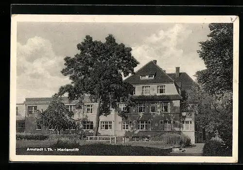 AK Arnstadt i. Th., Marienstift im Sonnenschein