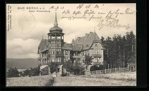 AK Bad Berka, Kaiser Wilhelmsburg