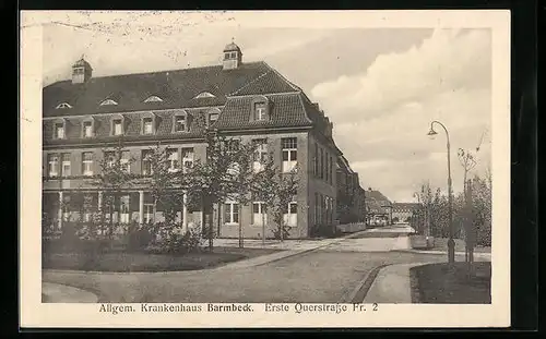 AK Hamburg-Barmbek, Allgem. Krankenhaus, Erste Querstrasse Fr. 2