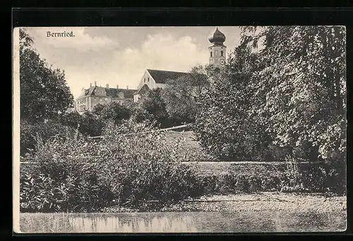 AK Bernried, idyllische Teilansicht