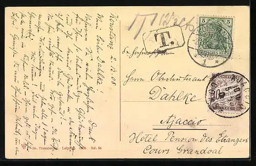 AK Konstanz, Blick auf das Inselhotel