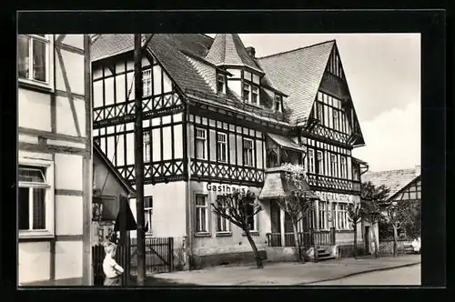 AK Unterweissbach /Thür. Wald, HO-Gaststätte u. FDGB-Erholungsheim Goldene Lichte