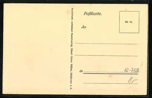 AK Lauffen a. Neckar, Totalansicht des Ortes