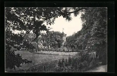 AK Grunewald, Blick auf Forsthaus Paulsborn