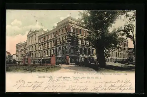 AK Darmstadt, Grossherzogl. Hess. Technische Hochschule