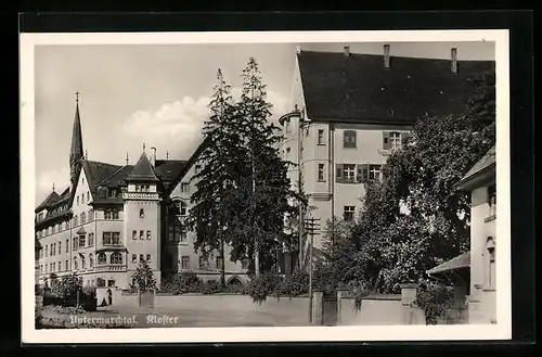 AK Untermarchtal, Strassenpartie am Kloster