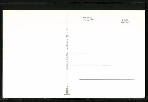 AK Ehingen a. D., Konviktkirche mit Krockensee