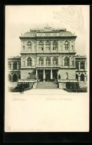 AK München, Akademie (Mittelbau)