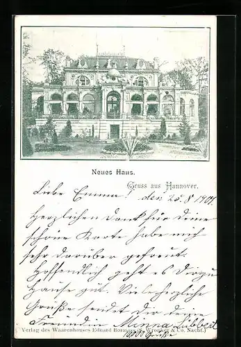 AK Hannover, Neues Haus