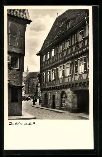 AK Bensheim a. d. B., Strassenpartie