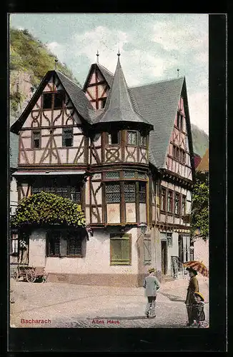 AK Bacharach, Altes Haus & Handkarren