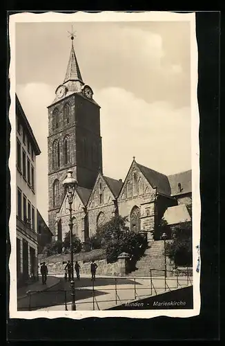 AK Minden, Blick auf die Marienkirche