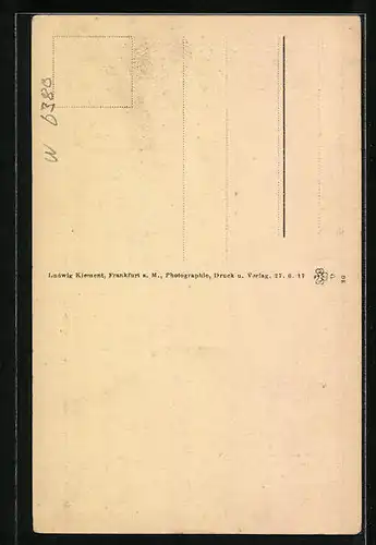 AK Bad Homburg v. d. H., Kastell Saalburg, Kaiser Seurus Alexander im Sacellum