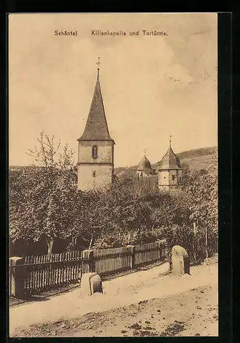 AK Schöntal, Kiliankapelle und Tortürme