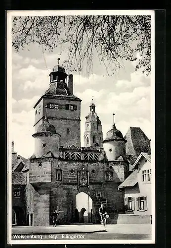 AK Weissenburg i. Bay., Blick auf das Ellingertor