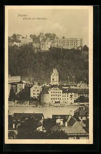 AK Passau, Altstadt mit Oberhaus