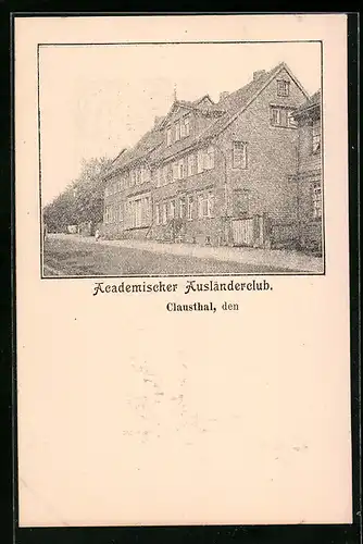 AK Clausthal, Academischer Ausländerclub