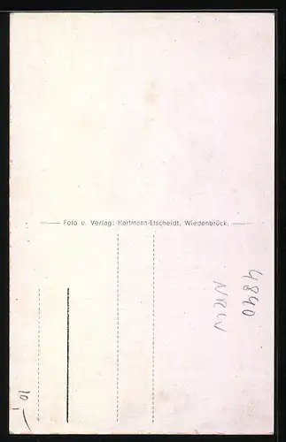 AK Wiedenbrück, Gasthof Fuchshöhle von J. Beckschäfer