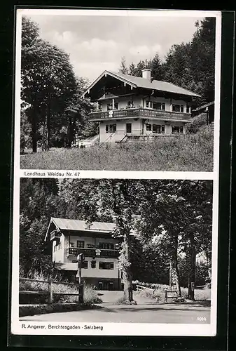 AK Berchtesgaden-Salzberg, Landhaus Weidau Nr. 47