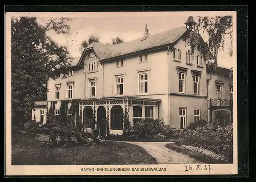 AK Sachsenwaldau, Hapag Erholungsheim