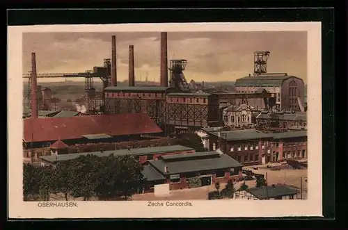 AK Oberhausen, Kohlenzeche Concordia