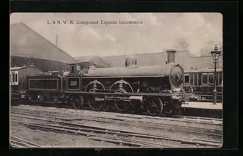 AK L. & N. W. R. Compound Express Locomotive 1512, englische Eisenbahn