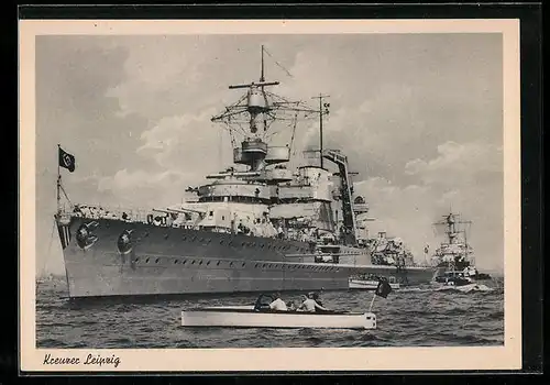 AK Kreuzer Leipzig mit 