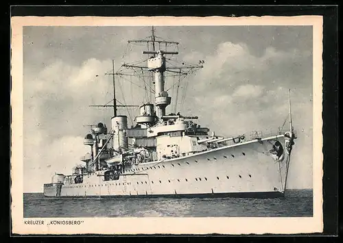 AK Kreuzer Königsberg der Kriegsmarine
