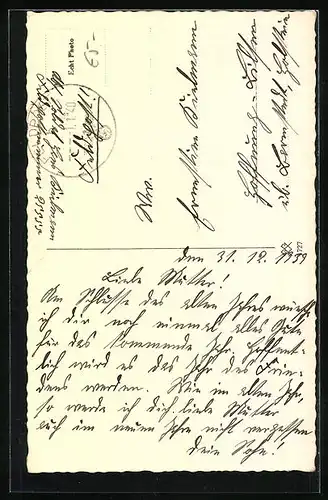 AK Treuherzig, Portrait eines Terriers