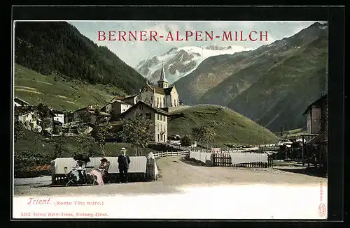 AK Trient, Route Téte noire, Berner-Alpen-Milch, Teilansicht