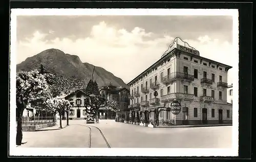 AK Paradiso-Lugano, Hotel Schmid mit Restaurant