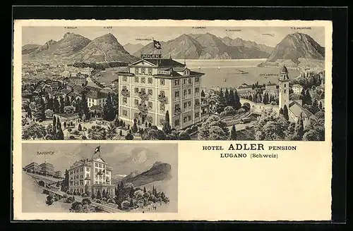 AK Lugano, Hotel und Pension Adler