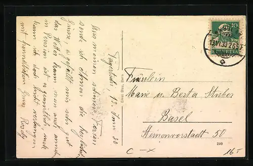 AK Tägertschi, Pension Flora