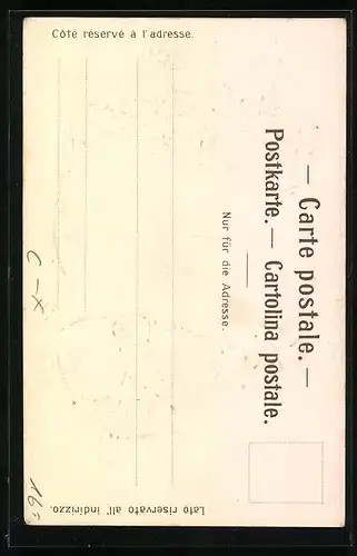 Passepartout-Lithographie Engelberg, Ortsansicht aus der Vogelschau, Wappen