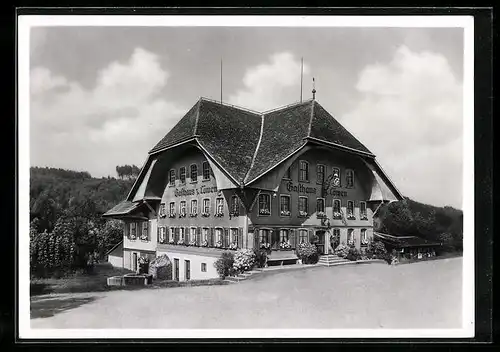 AK Grossdietwil, Gasthaus zum Löwen