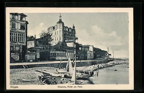 AK Sassnitz /Rügen, Hotel am Meer