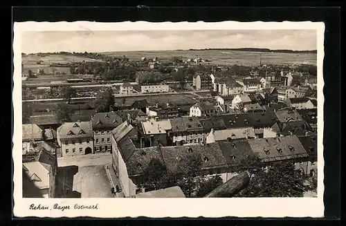 AK Rehau /bayer. Ostmark, Ortsansicht mit Umland