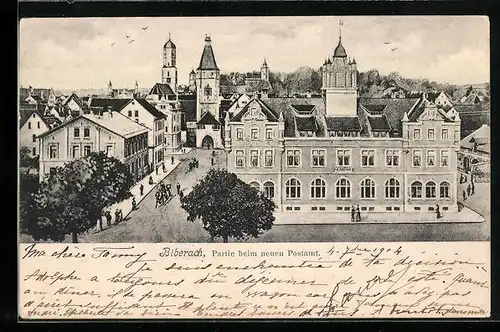 AK Biberach, Partie beim neuen Postamt