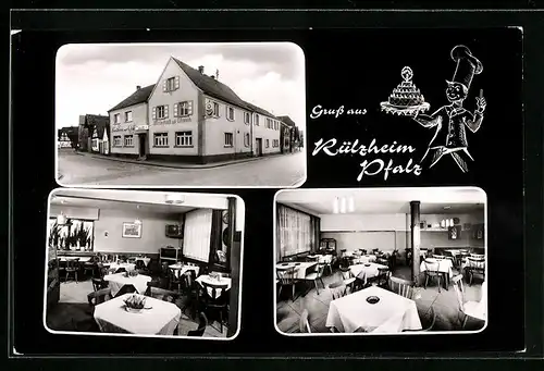 AK Rülzheim / Pfalz, Gasthaus zum Löwen