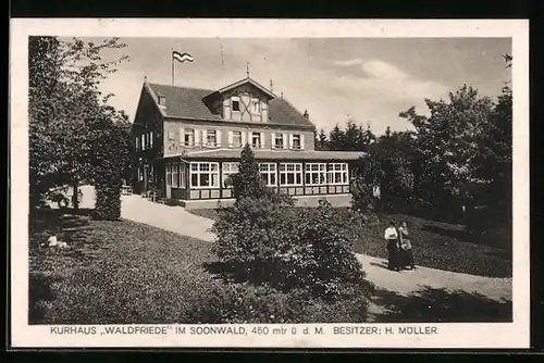 AK Sobernheim, Hotel Kurhaus Waldfriede im Soonwald