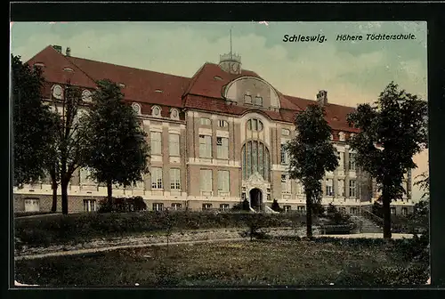 AK Schleswig, Blick auf Höhere Töchterschule