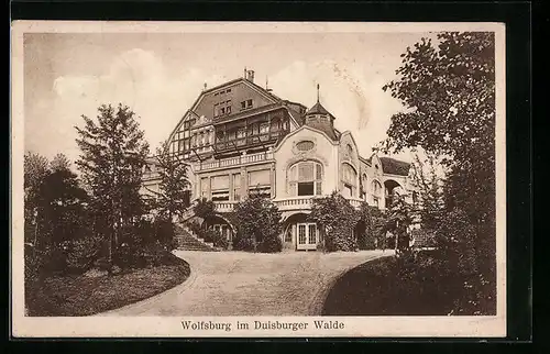 AK Duisburg, Kurhaus Wolfsburg im Walde
