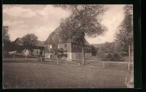 AK Nassau (Erzgeb.), Altes Forsthaus und Umgebung