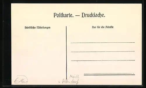 AK Sparbach, Neuweg bei Sparbach aus der Vogelschau