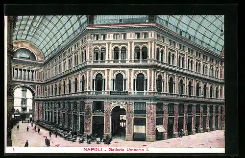 AK Napoli, Galleria Umberto I.