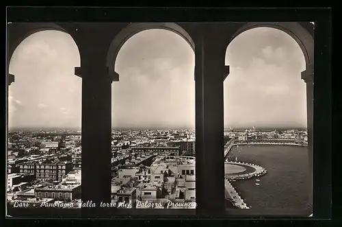 AK Bari, Panorama della torre del Palazzo Provincia